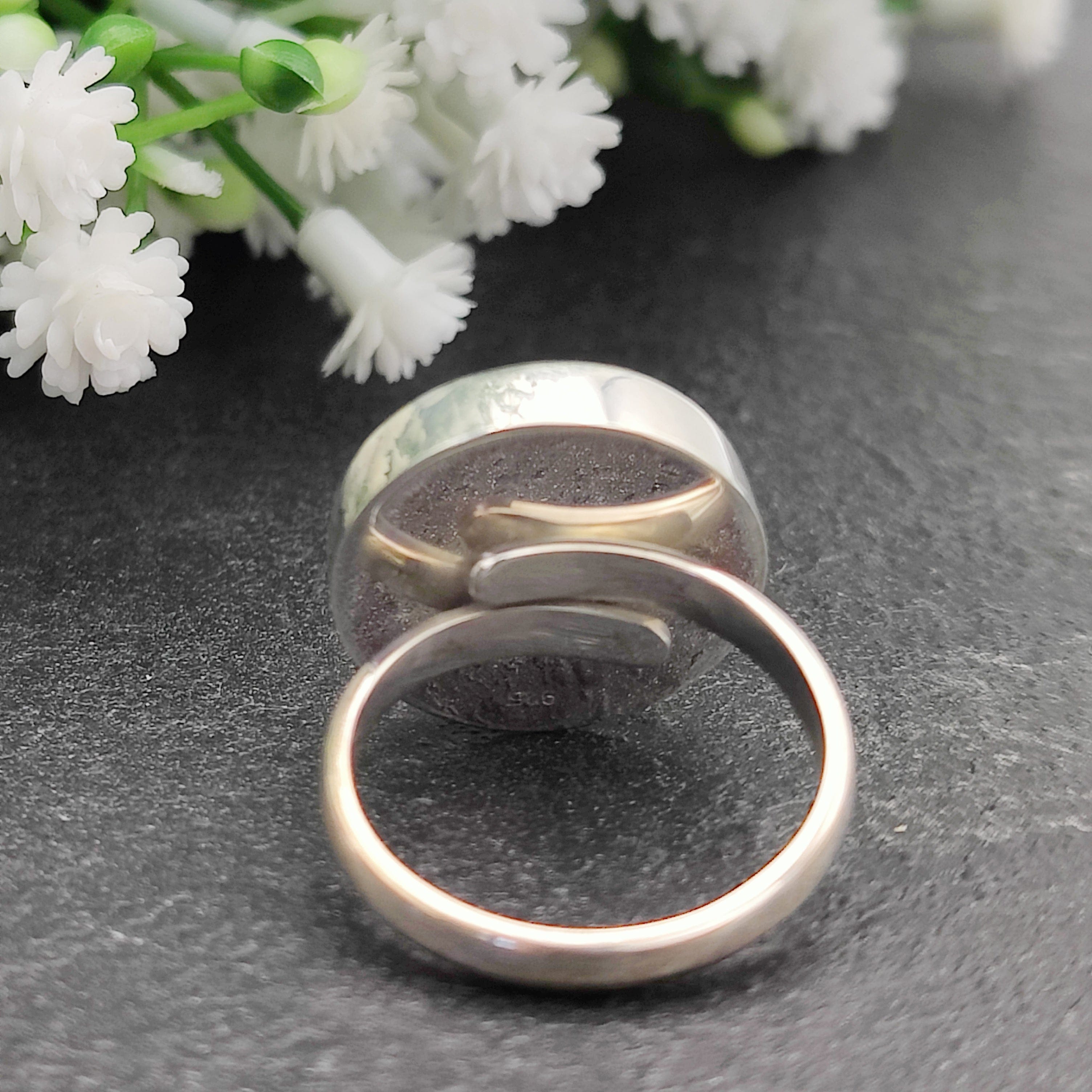 Hepburn and Hughes Art Deco Ring | Clarice Cliff Ceramics | Two Options | Sterling Silver