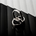 Hepburn and Hughes Art Deco Ring, oval in Sterling Silver