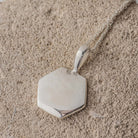 Hepburn and Hughes Blue John Pendant | Hexagon | Sterling Silver
