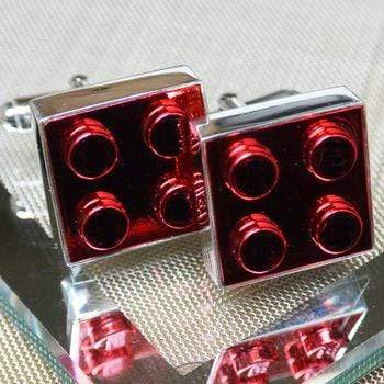 Hepburn and Hughes Building Block Cufflinks in Sterling Silver