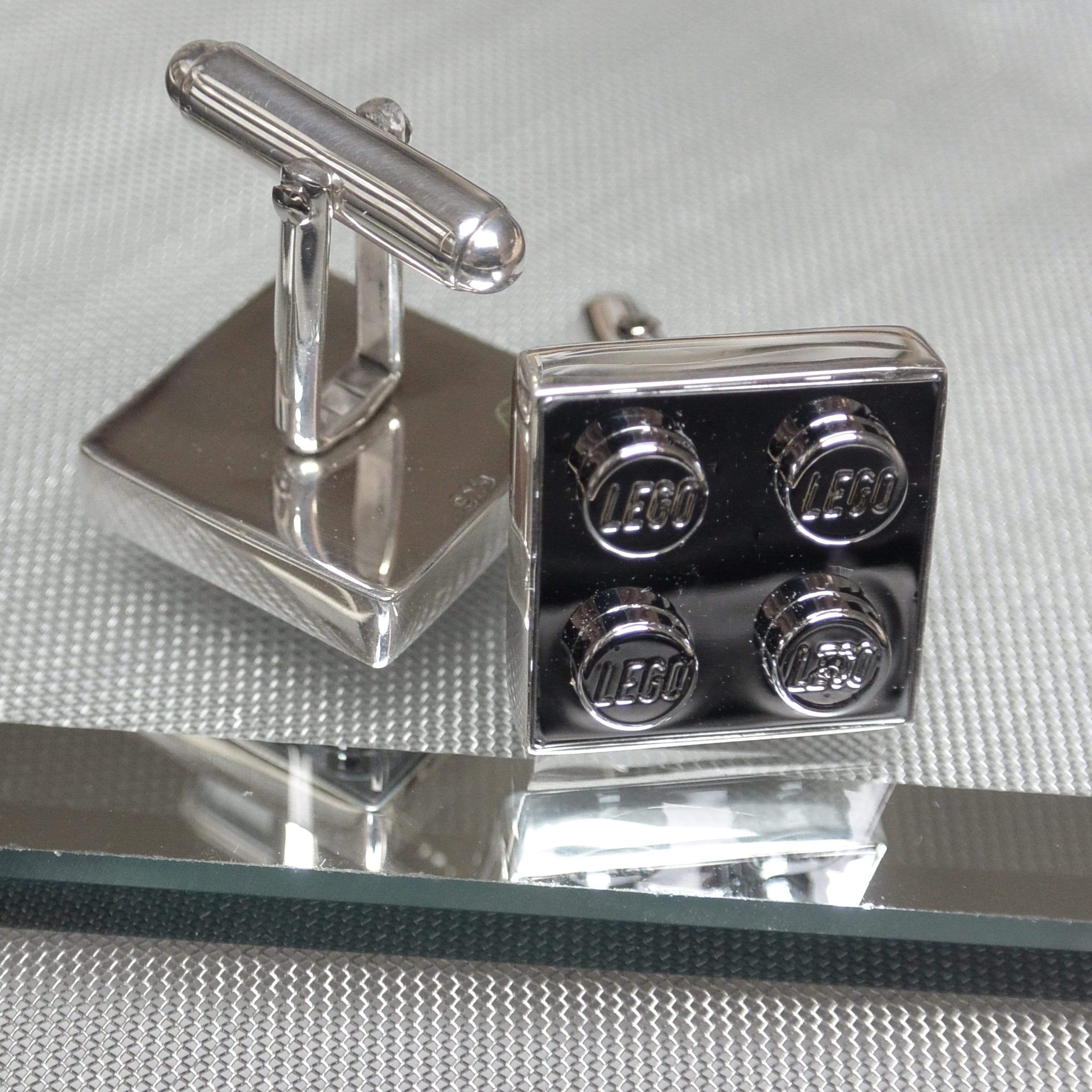 Hepburn and Hughes Building Block Cufflinks in Sterling Silver