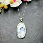 Hepburn and Hughes Dendritic Opal Pendant | Large Oval | Gemstone gift | Sterling Silver