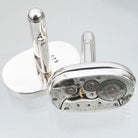 Hepburn and Hughes Elgin Watch Movement - Cufflinks Sterling Silver
