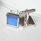 Hepburn and Hughes Engine Turned Antique Sterling Silver Cufflinks