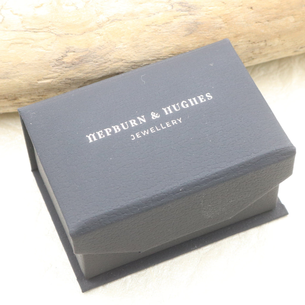 Hepburn and Hughes Fossilised Wood Cufflinks in Sterling Silver