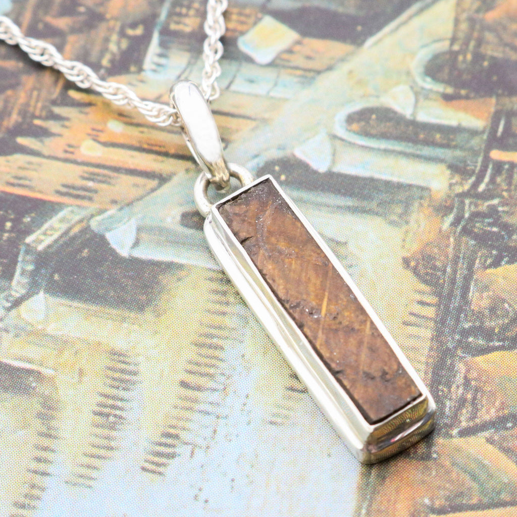 Hepburn and Hughes HMS Victory Pendant | Made with Oak from HMS Victory | Sterling Silver