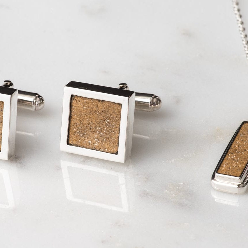 Hepburn and Hughes Houses of Parliament Cufflinks in Sterling Silver