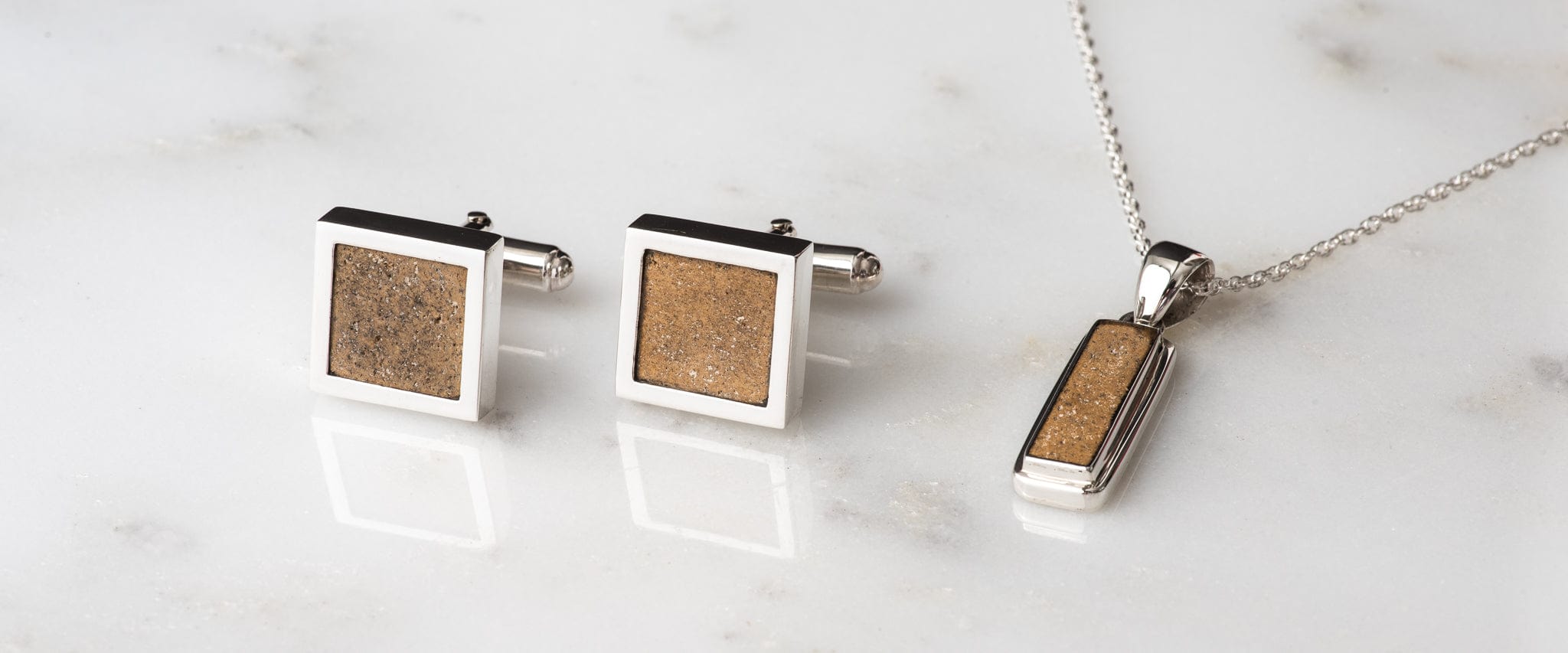 Hepburn and Hughes Houses of Parliament Cufflinks in Sterling Silver