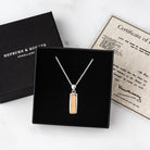 Hepburn & Hughes Houses of Parliament Pendant | Reclaimed Original Stone | Sterling Silver