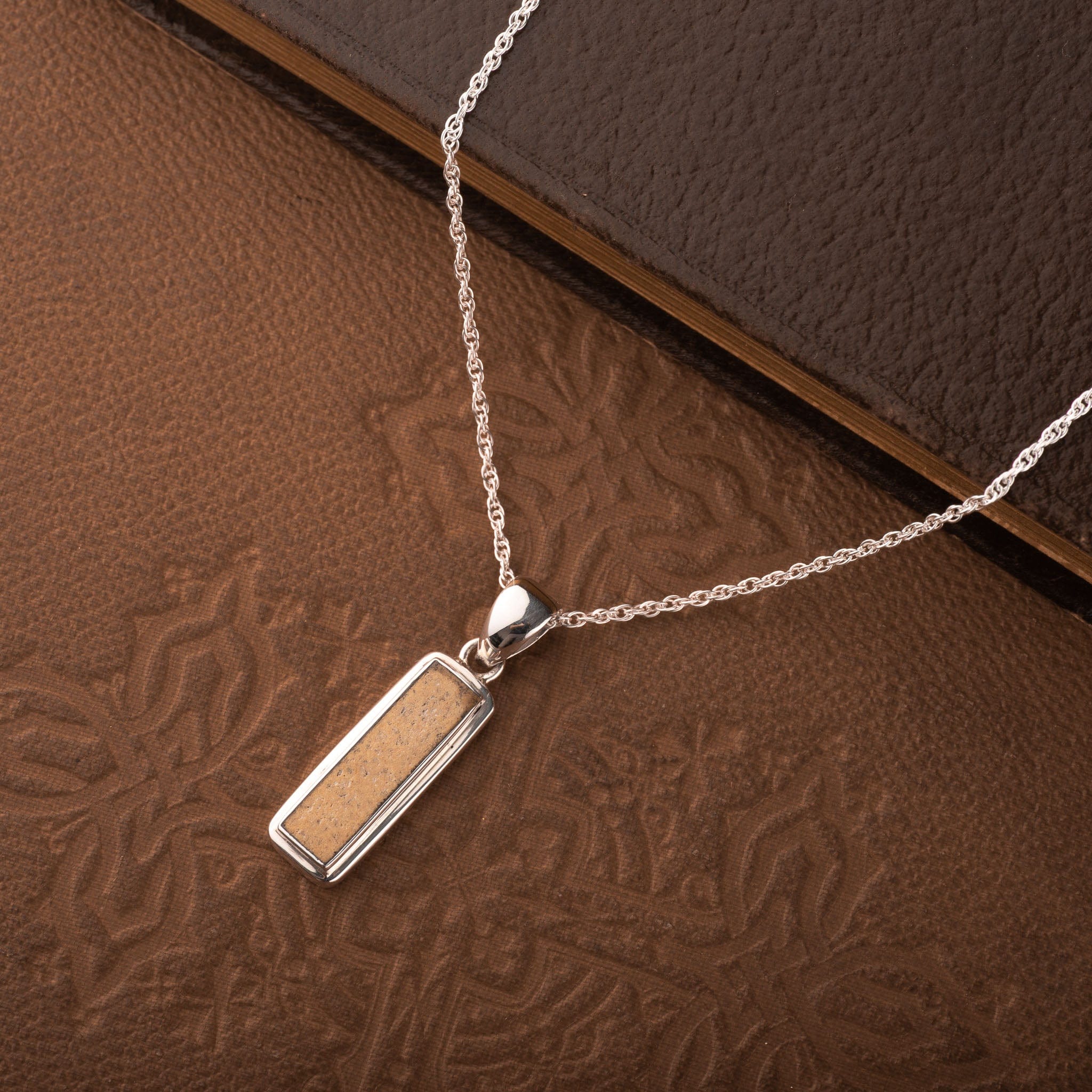 Hepburn & Hughes Houses of Parliament Pendant | Reclaimed Original Stone | Sterling Silver