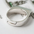 Hepburn and Hughes Men's Nautical Ring | Made with Oak from HMS Victory | Sterling Silver