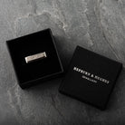 Hepburn and Hughes Meteorite Ring for ladies and men, in Sterling Silver