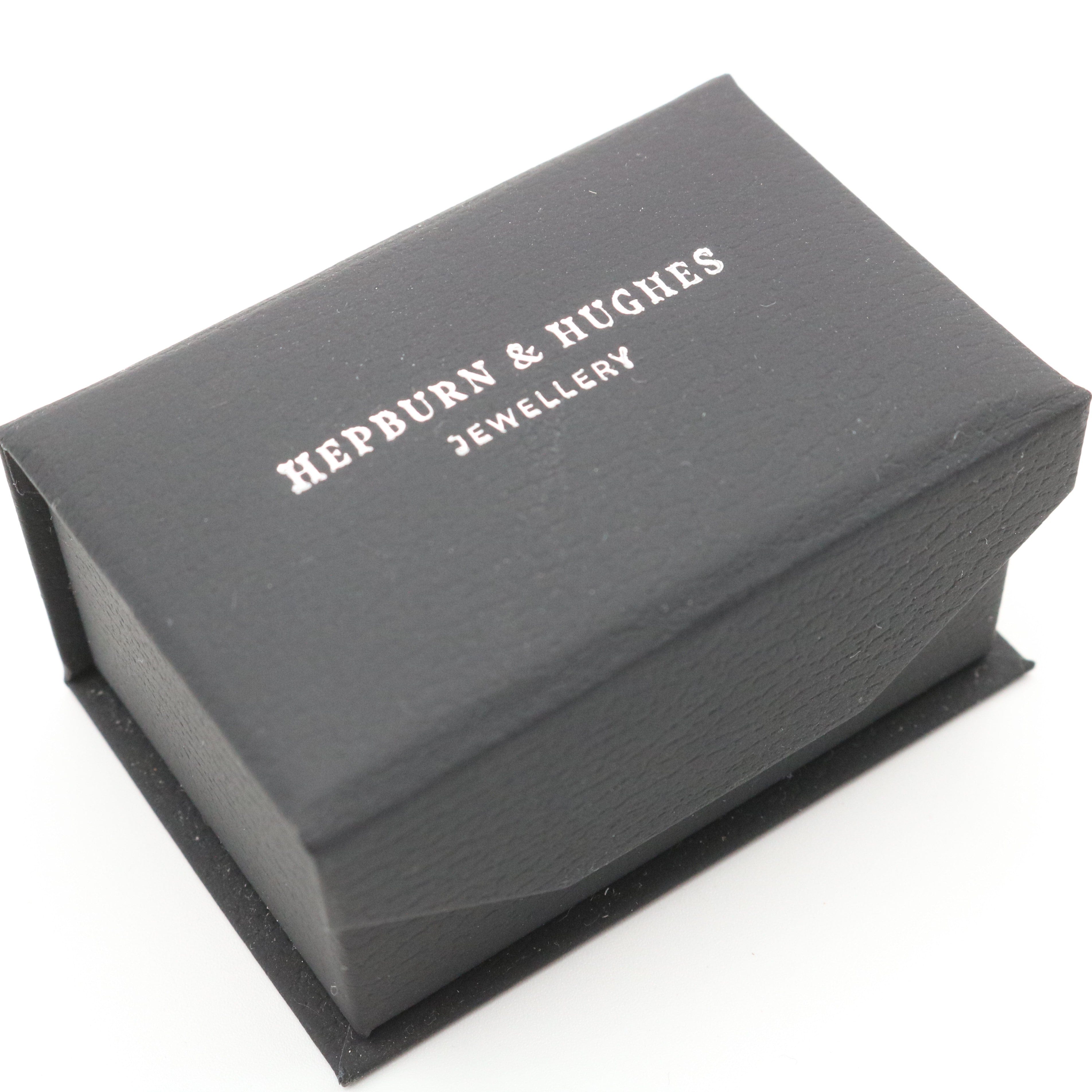 Hepburn and Hughes Minton pottery cufflinks | Willow pattern | Rectangle | sterling silver