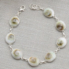Hepburn and Hughes Shiva Eye Bracelet | 9 Circles | Sterling Silver
