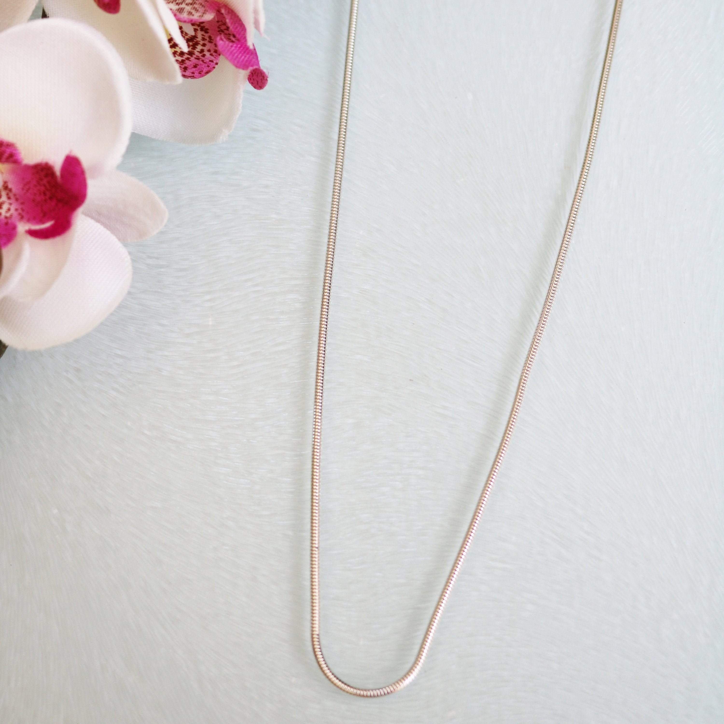 Hepburn and Hughes Snake Chain 30", Sterling Silver