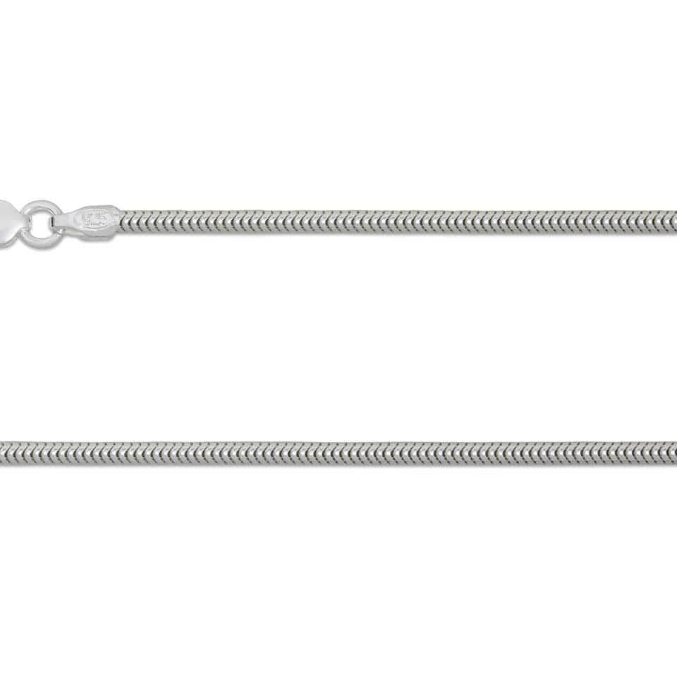 Hepburn and Hughes Snake Chain 30", Sterling Silver