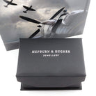 Hepburn and Hughes Spitfire Cufflinks | Made from genuine Spitfire parts | Sterling Silver