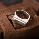 Hepburn and Hughes Spitfire Ring for Men | Made with Original Spitfire Fuselage | Set in Sterling Silver