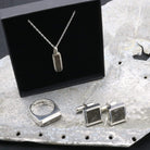 Hepburn and Hughes The Spitfire Collection - Cufflinks, Ring and Pendant made with reclaimed Spitfire fuselage