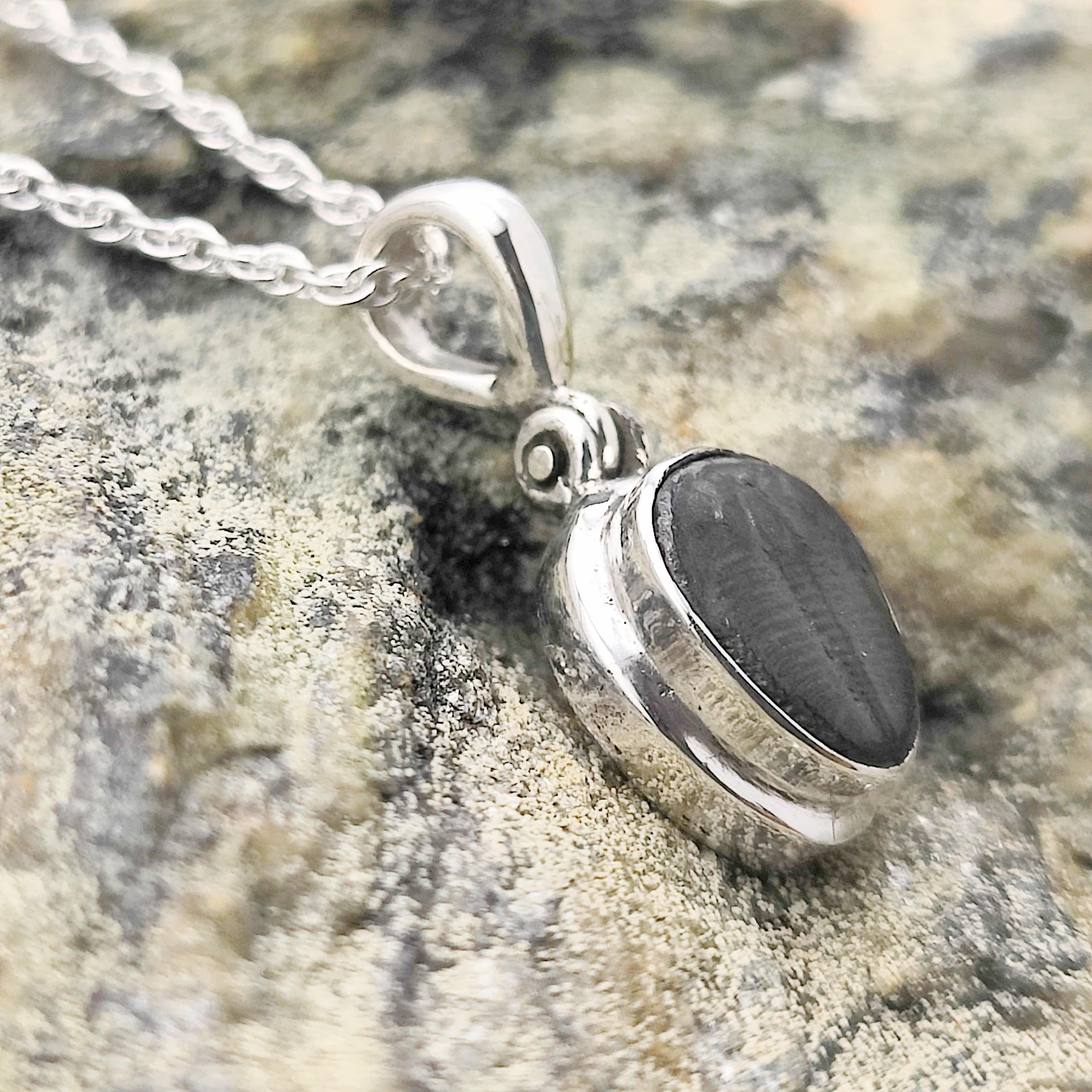 Hepburn and Hughes Trilobite Necklace | Small Fossil Pendant | Sterling Silver
