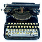 Hepburn and Hughes Type Writer Key Cufflinks in Sterling Silver
