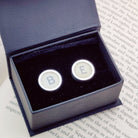 Hepburn and Hughes Type Writer Key Cufflinks in Sterling Silver