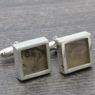 Hepburn and Hughes Vintage Stamp Cufflinks | Sterling Silver