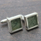 Hepburn and Hughes Vintage Stamp Cufflinks | Sterling Silver
