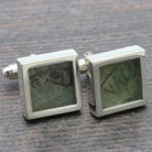 Hepburn and Hughes Vintage Stamp Cufflinks | Sterling Silver