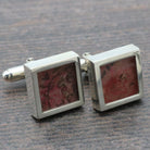 Hepburn and Hughes Vintage Stamp Cufflinks | Sterling Silver