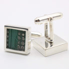 Hepburn and Hughes ZX Spectrum Circuit Board Cufflinks in Sterling Silver