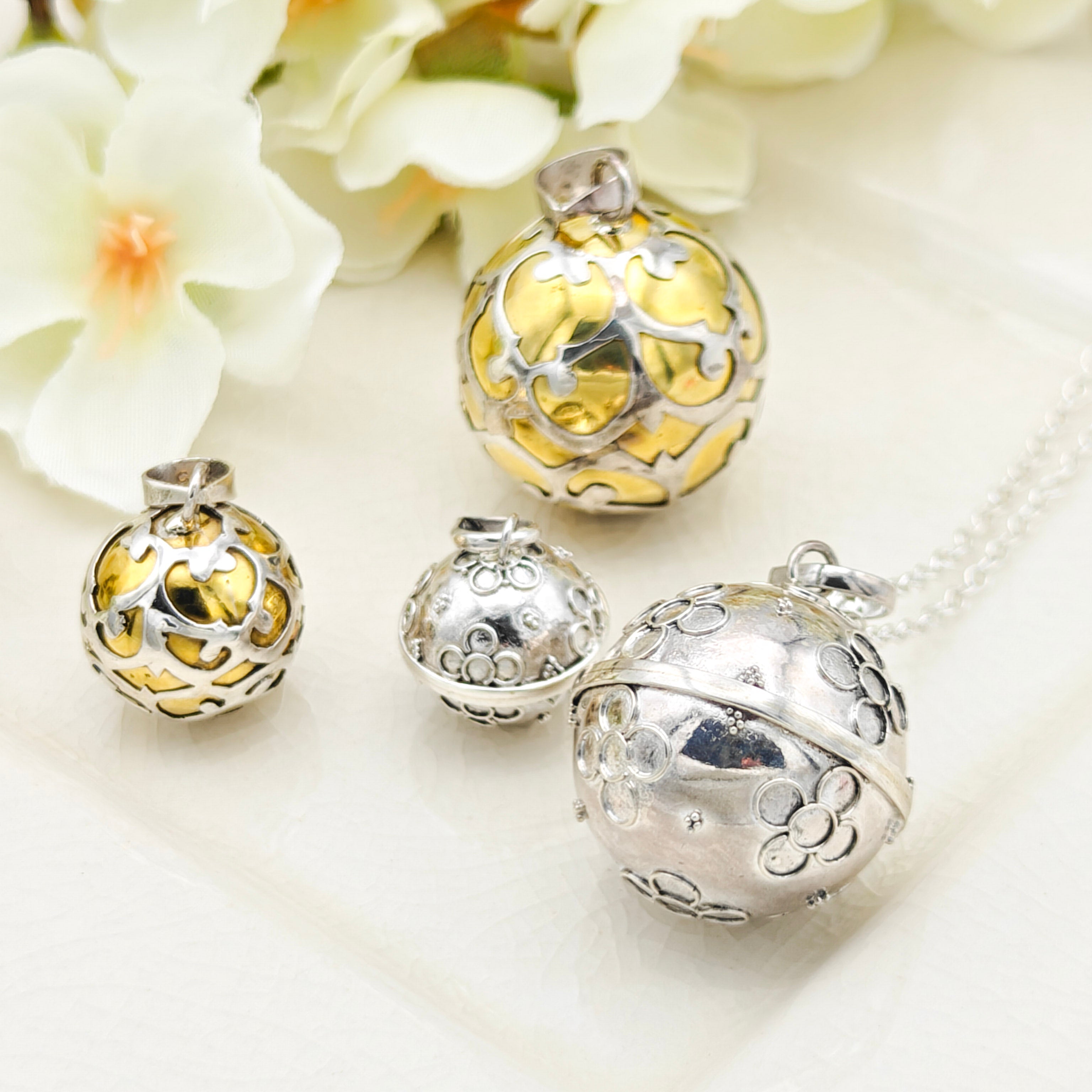 Sterling Silver Harmony Balls, Pregnancy and Spiritual Gifts