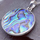 Hepburn and Hughes Abalone Shell Pendant | 28mm Tree of Life | Reversible | Sterling Silver