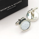 Hepburn and Hughes American Golf Ball Cufflinks | Sports Gift | Sterling Silver