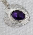 Dezanne Design Amethyst Ecosilver Heart Pendant