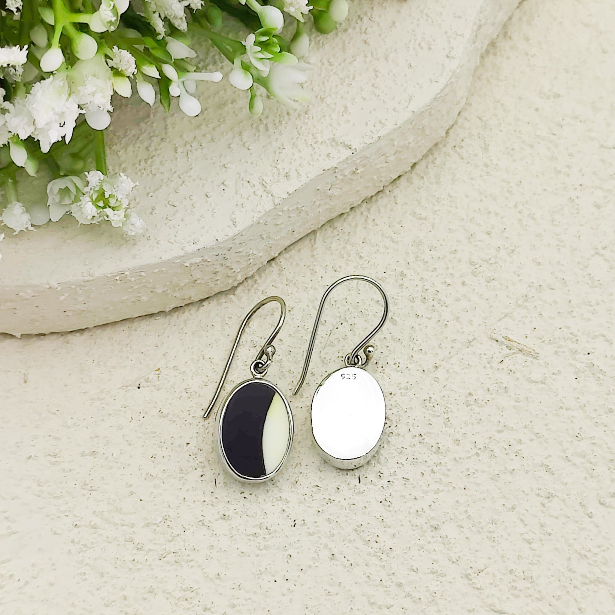 Hepburn and Hughes Art Deco Abstract Earrings | Clarice Cliff Pottery | Two options | Sterling Silver