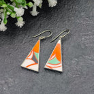 Hepburn and Hughes Art Deco Earrings | Clarice Cliff Ceramics | Two Options | Sterling Silver