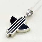 Hepburn and Hughes Art Deco Pendant | Angel design | Sterling Silver Pendant