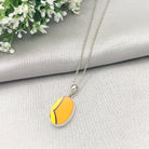 Hepburn and Hughes Art Deco Pendant | Clarice Cliff Pottery Necklaces | Oval | Sterling Silver