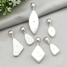 Hepburn and Hughes Art Deco Pendant | Original Clarice Cliff Pottery | 20mm Abstract | Sterling Silver