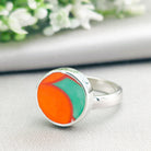 Hepburn and Hughes Art Deco Ring | Clarice Cliff Gift | Three Options | Sterling Silver