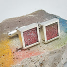 Hepburn and Hughes Berlin Wall Graffiti Cufflinks | Historical Gift | 7 options | Sterling Silver