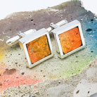 Hepburn and Hughes Berlin Wall Graffiti Cufflinks | Historical Gift | 7 options | Sterling Silver