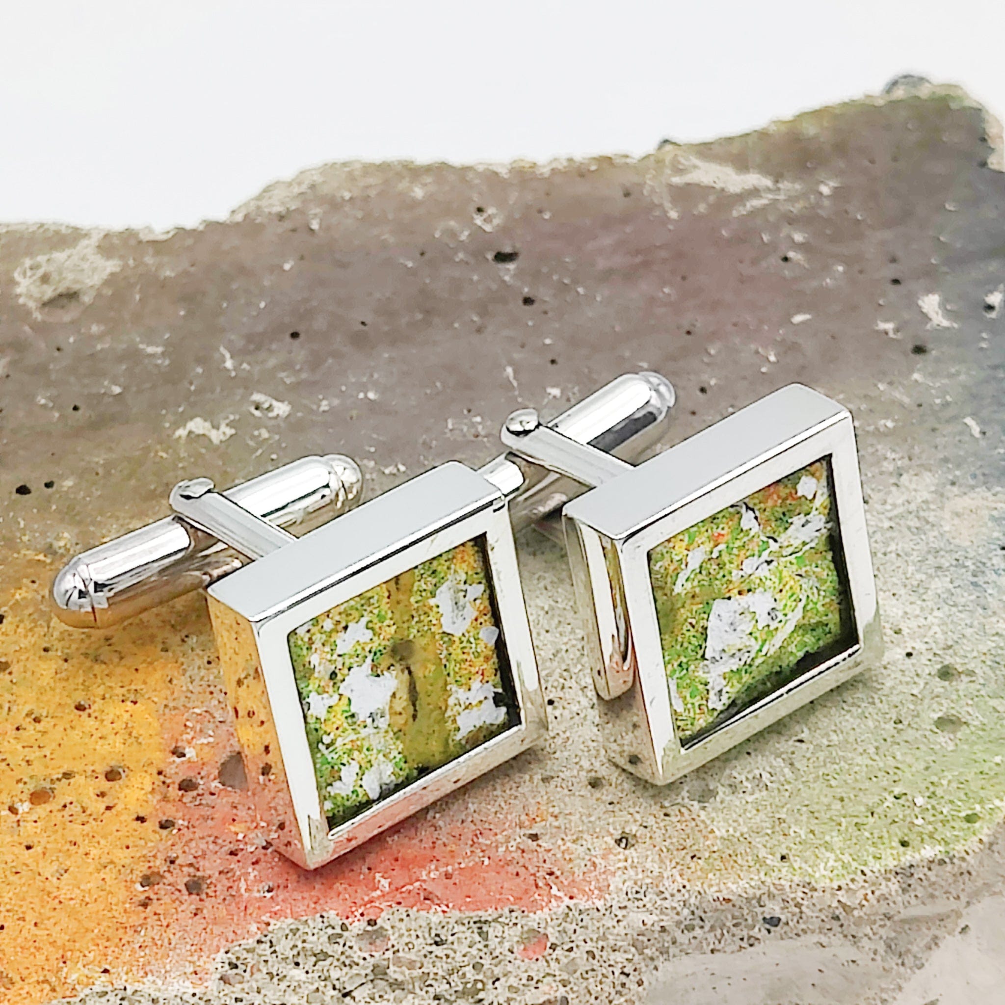 Hepburn and Hughes Berlin Wall Limited Edition Cuff Links | Historical Gift | 9 options | Sterling Silver