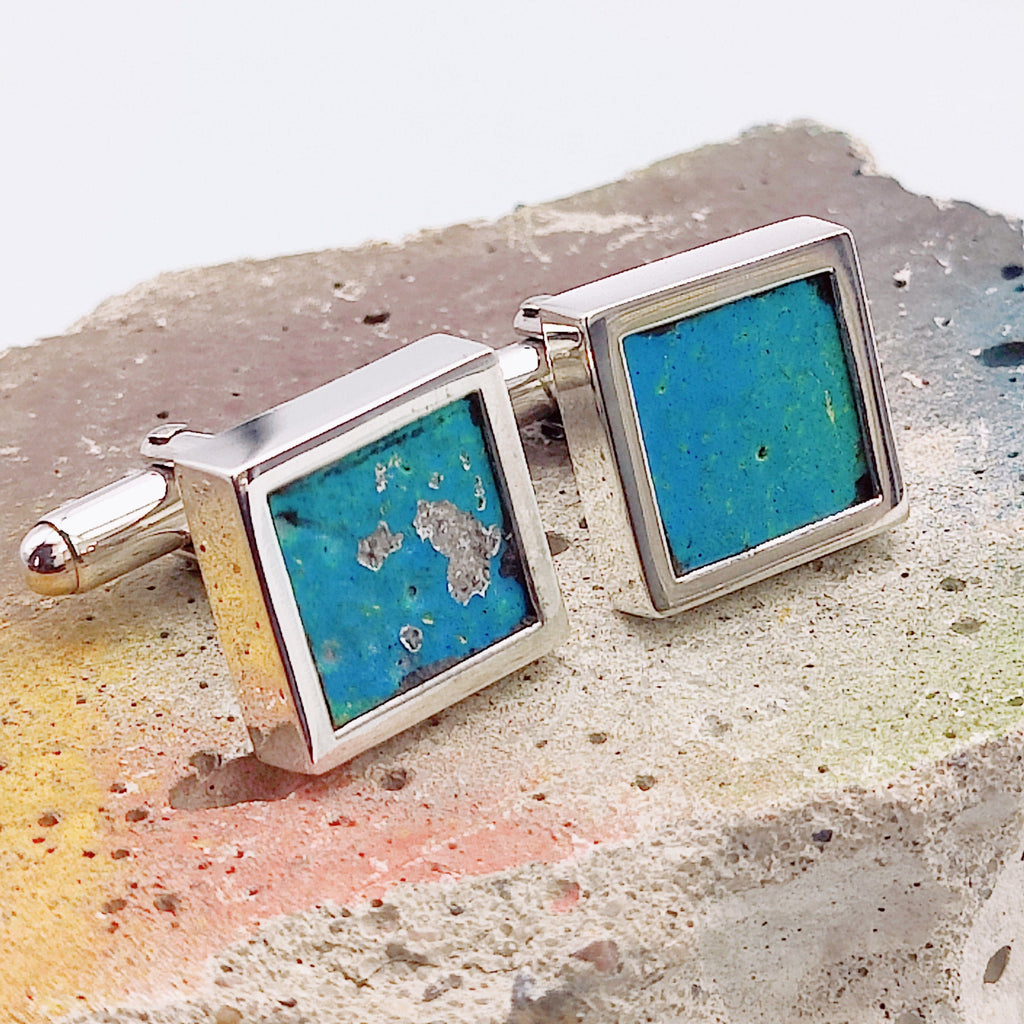 Hepburn and Hughes Berlin Wall Limited Edition Cuff Links | Historical Gift Cufflinks | Sterling Silver