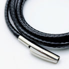 Hepburn and Hughes Black Leather 20" Necklace