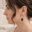 Hepburn and Hughes Blue John Earrings | British Gemstone jewellery | Oval | Sterling Silver