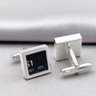 Hepburn and Hughes Chinook Helicopter Cufflinks | Genuine Chinook parts | Aviation Gift | Sterling Silver