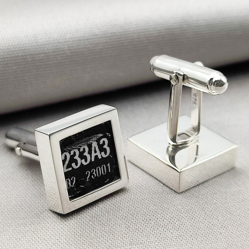 Hepburn and Hughes Chinook Helicopter Cufflinks | Made from genuine Chinook parts | Sterling Silver Cuff Links