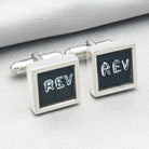chinook cufflinks on pale background with REV text visible from instrument panel